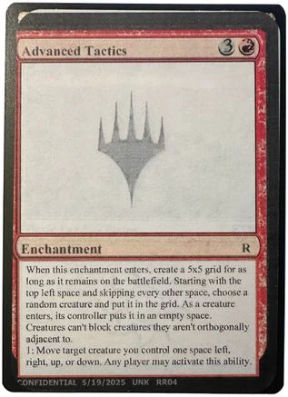 Advanced Tactics (-) - Un-Known Event Playtest Cards