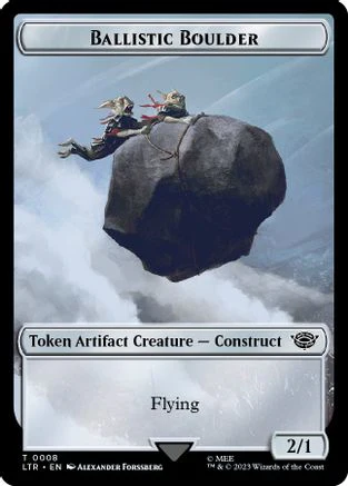 Ballistic Boulder Token (LTR-008) - The Lord of the Rings: Tales of Middle-earth