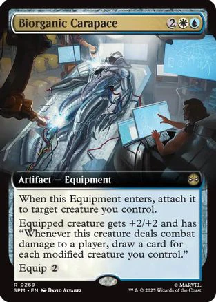 Biorganic Carapace (Extended Art) (SPM-269) - Marvel's Spider-Man Foil