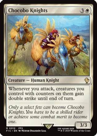 Chocobo Knights (Surge Foil) (FIC-012) - Commander: FINAL FANTASY Foil