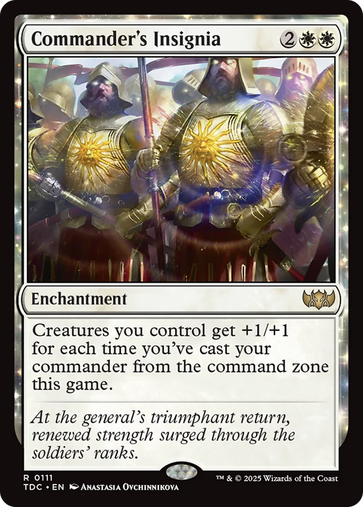 Commander's Insignia (TDC-111) - Commander: Tarkir: Dragonstorm