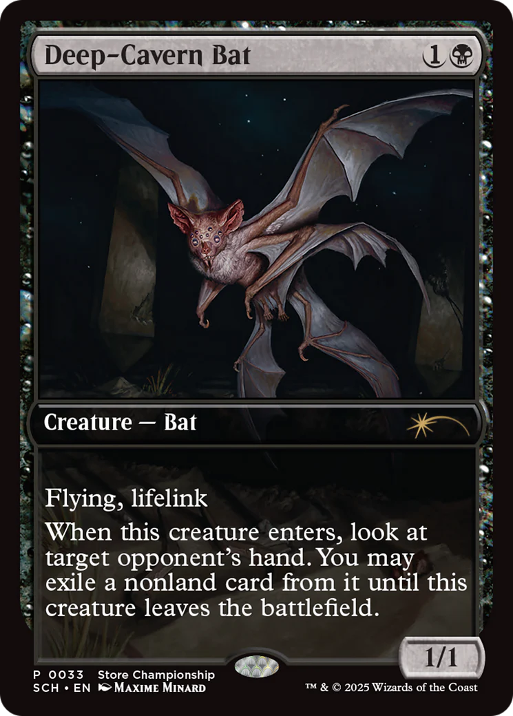 Deep-Cavern Bat (GAME-033) - Game Day & Store Championship Promos