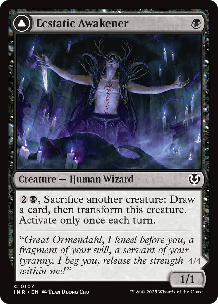 Ecstatic Awakener // Awoken Demon (INR-107) - Innistrad Remastered - Image 2