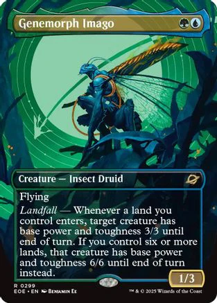 Genemorph Imago (Borderless) (EOE-299) - Edge of Eternities Foil