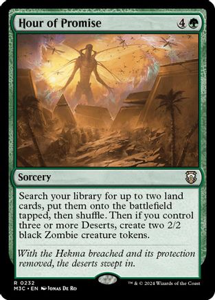 Hour of Promise (Ripple Foil) (M3C-232) - Commander: Modern Horizons 3 Foil