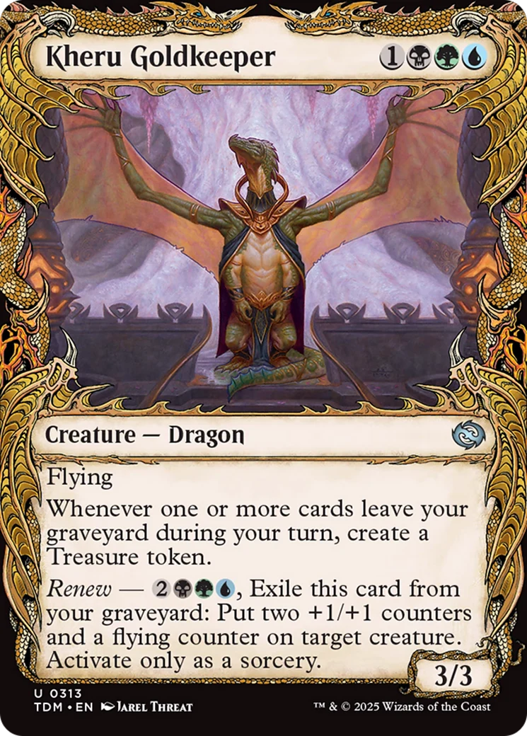 Kheru Goldkeeper (Showcase) (TDM-313) - Tarkir: Dragonstorm