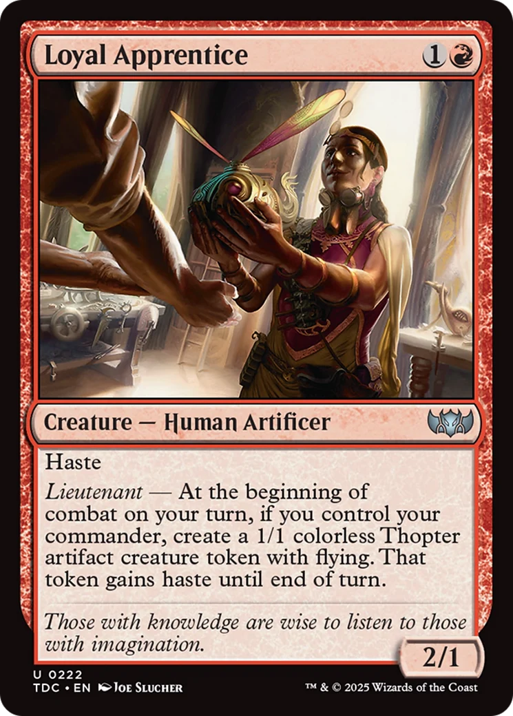 Loyal Apprentice (TDC-222) - Commander: Tarkir: Dragonstorm