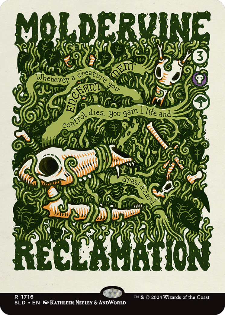 Moldervine Reclamation (SLD-1716) - Secret Lair Drop (Borderless) Foil