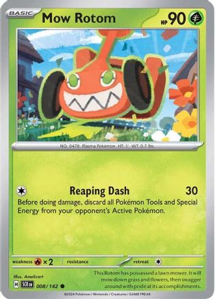 Mow Rotom 008/142 - Common - Reverse Holofoil