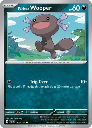 Paldean Wooper 093/159 - Common
