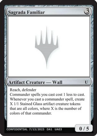 Sagrada Familiar (-) - Un-Known Event Playtest Cards