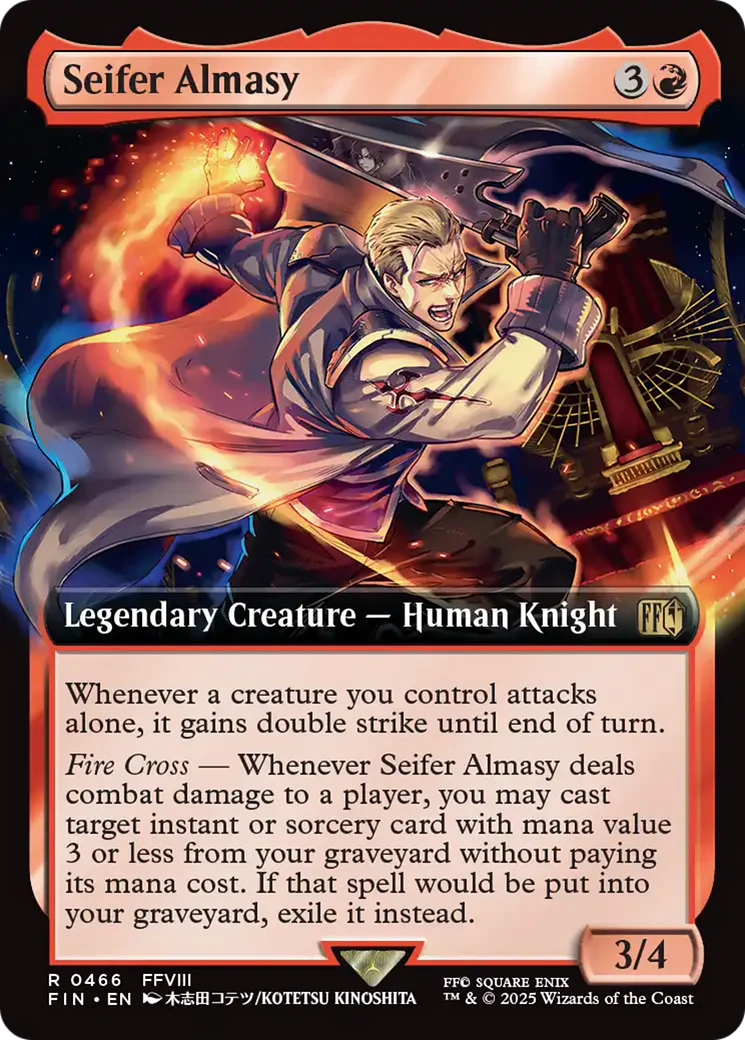 Seifer Almasy (Extended Art) (FIN-466) - FINAL FANTASY Foil