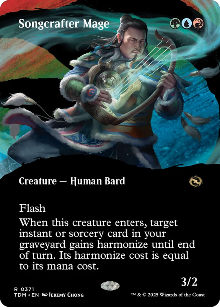 Songcrafter Mage (Borderless) (TDM-371) - Tarkir: Dragonstorm