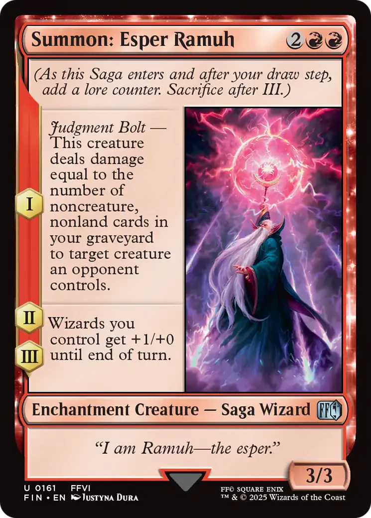 Summon: Esper Ramuh (FIN-161) - FINAL FANTASY