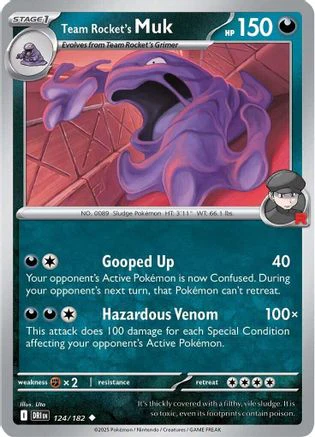 Team Rocket's Muk 124 - Uncommon