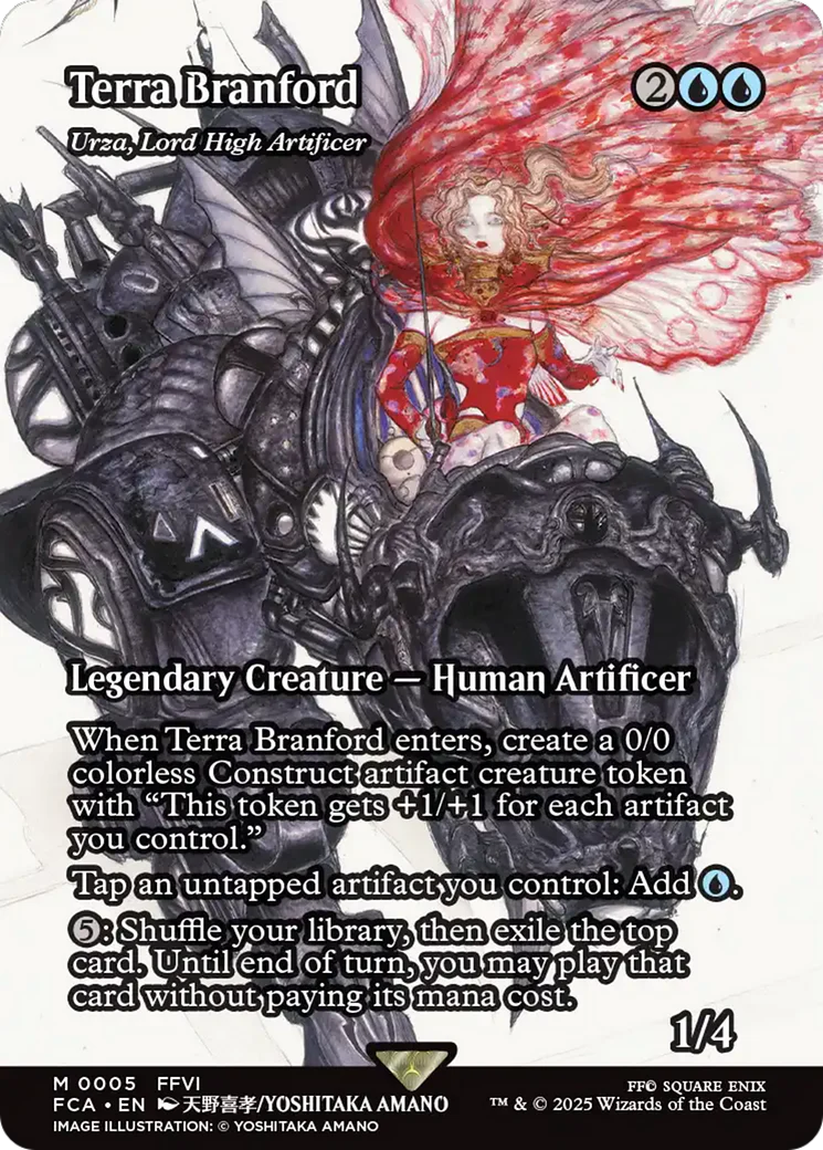 Terra Branford - Urza, Lord High Artificer (Showcase) (FCA-005) - FINAL FANTASY: Through the Ages Foil