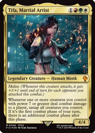 Tifa, Martial Artist (FIC-225) - Commander: FINAL FANTASY
