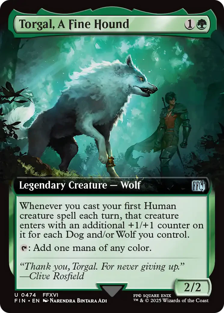 Torgal, A Fine Hound (Extended Art) (FIN-474) - FINAL FANTASY