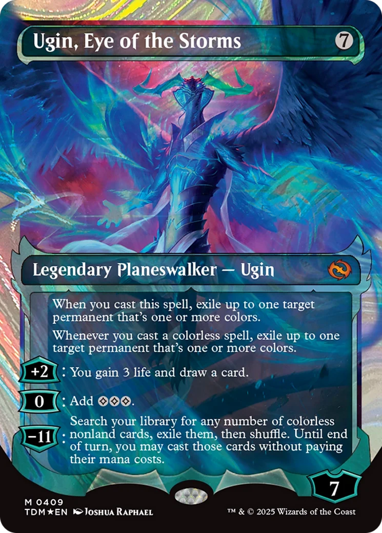 Ugin, Eye of the Storms (Showcase) (Halo Foil) (TDM-409) - Tarkir: Dragonstorm