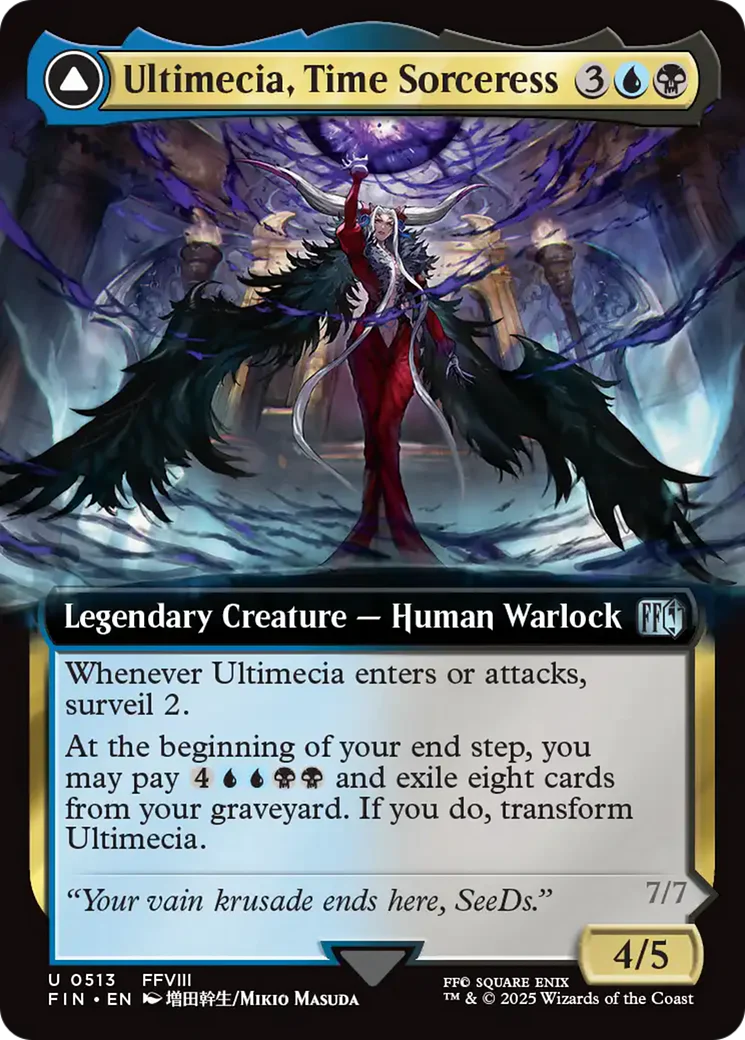 Ultimecia, Time Sorceress (Extended Art) (FIN-513) - FINAL FANTASY