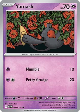 Yamask 082/191 - Common - Reverse Holofoil