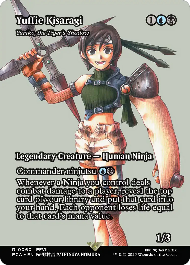 Yuffie Kisaragi - Yuriko, the Tiger's Shadow (Showcase) (FCA-060) - FINAL FANTASY: Through the Ages Foil
