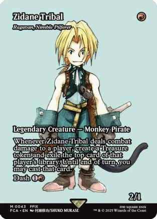 Zidane Tribal - Ragavan, Nimble Pilferer (Showcase) (FCA-043) - FINAL FANTASY: Through the Ages Foil